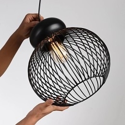 Retro Designer Metall Pendellampe