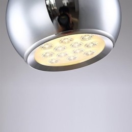 Moderne Og Moderne Globeformet Anhengslampe I Metall Med Elektroplettering