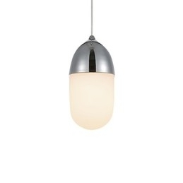 Mini Acorn-Pendellampe Med 1 Lys Modern Simplicity Gyllen Krom Trefarget Finish Karbonstål Og Glass Droplight