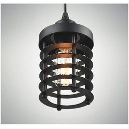 Retro Taklampe Industriell Jern Vintage Lysekrone Butikk Pendellampe