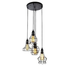 Landlig Mini-Stil Maleri Metalllysekrone