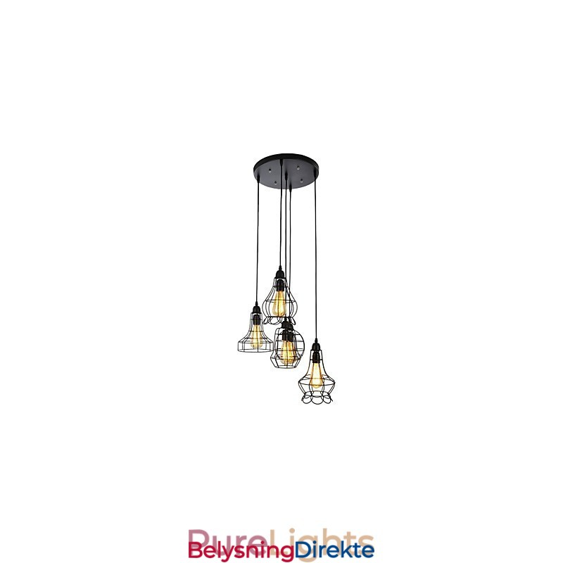 Landlig Mini-Stil Maleri Metalllysekrone
