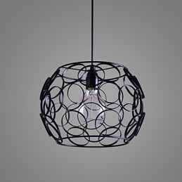 Kreativ, Kontraktsfestet Nordisk Smijernsglasslampe Med Ett Hode