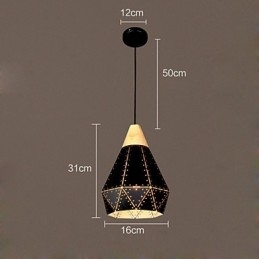Retro Klassiske Metalltaklamper Enkle Pendellamper Kafependellampe