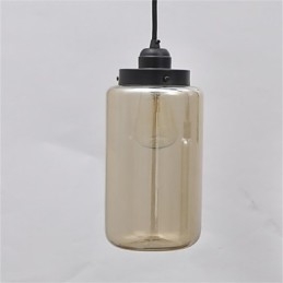 Amerikansk Retro Minimalistisk Lysekrone I Ett Glass