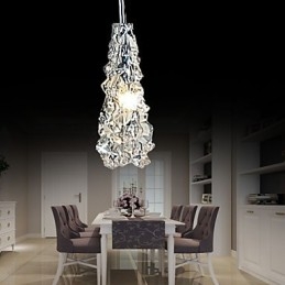 Tradition Classic Gjennomsiktig Glasslysekrone Med 1 Lys