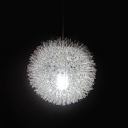 Moderne Og Moderne Globeformet Metallpendellampe