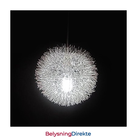 Moderne Og Moderne Globeformet Metallpendellampe