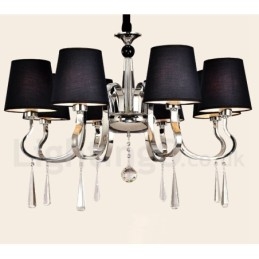 Moderne Samtids Tradisjonell Klassisk Rustikk Hytte Vintage Landlig Øy Krom Metalllysekrone