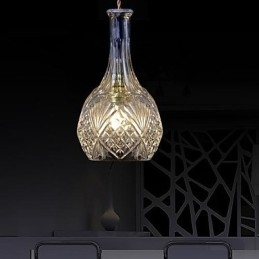 Moderne, Moderne Krystallmetallpendellampe