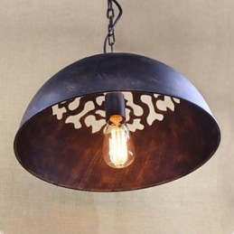 Amerikansk Industri Smijernskjettingtalje Nostalgi Halvsirkel Droplight Gjenoppretting Av Gamle Skikker