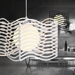 Moderne, Samtidskunstnerisk Metallpendellampe