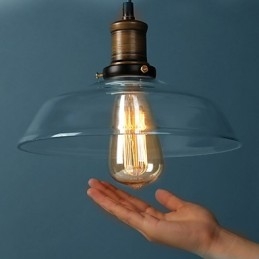Moderne Glassanhengslampe Enkle Anhengslamper Kafe-Anhengslampe