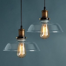 Moderne Glassanhengslampe Enkle Anhengslamper Kafe-Anhengslampe