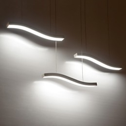 Bølget Design, Moteriktig, Enkel Akryl Anhengslampe