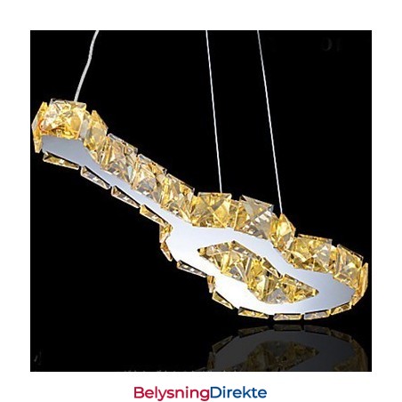 Moderne, Moderne Krystallmetallpendellampe