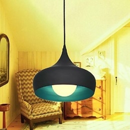 Moderne Samtidsstil Retro Skål Mini-Stil Maleri Pendellampe