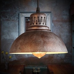 Retro Mini-Stil Maleri Metall Anhengslampe Utendørs