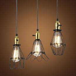 Tradisjonell Klassisk Vintage Retro Landlig Pendellampe