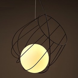 Retro Designer Metall Pendellampe