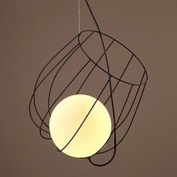 Retro Designer Metall Pendellampe