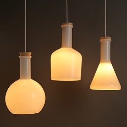 Moderne Og Kontraktsfestet Kreativ Magisk Hvit Glassflaskelinje Droplight
