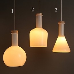 Moderne Og Kontraktsfestet Kreativ Magisk Hvit Glassflaskelinje Droplight