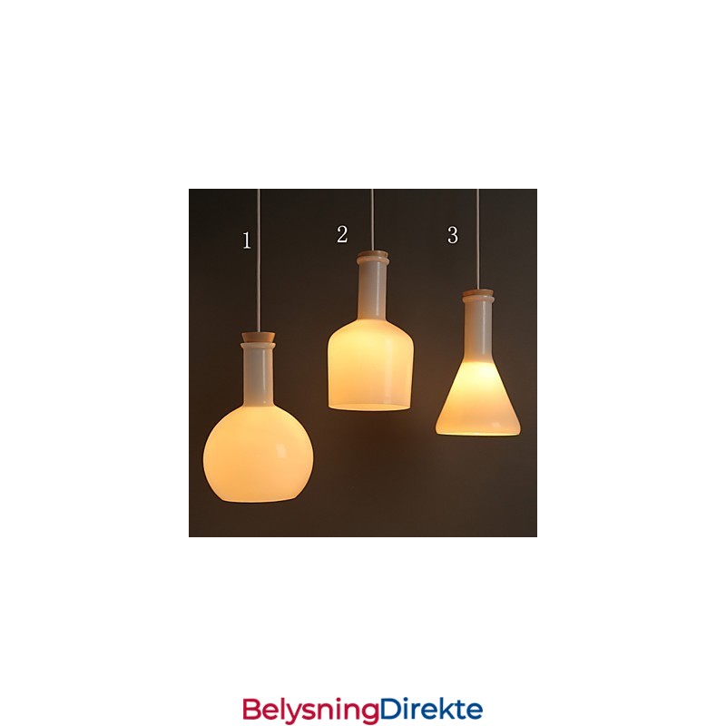 Moderne Og Kontraktsfestet Kreativ Magisk Hvit Glassflaskelinje Droplight