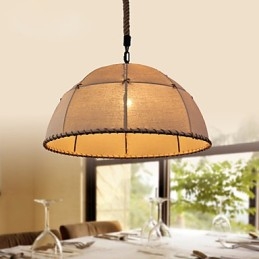 35 Cm Industriell Vindlampe I Lin, Amerikansk Landlig, Kreativ Kunst, Dråpeformet