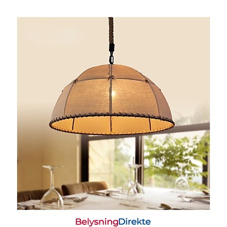 35 Cm Industriell Vindlampe I Lin, Amerikansk Landlig, Kreativ Kunst, Dråpeformet