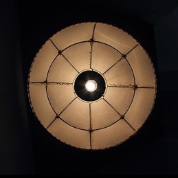 35 Cm Industriell Vindlampe I Lin, Amerikansk Landlig, Kreativ Kunst, Dråpeformet