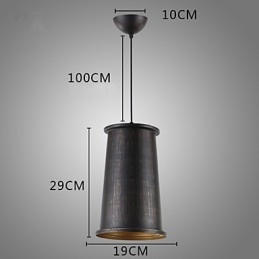Retro Designer Metall Pendellampe