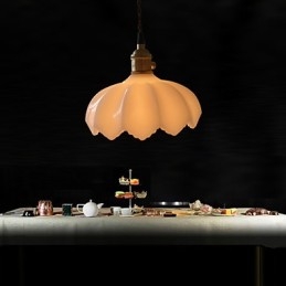Retro Belysningslamper Glass Pendellampe