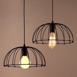 Retro Designer Metall Pendellampe