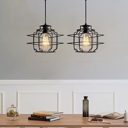 Retro Designer Metall Pendellampe