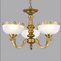 Helkobberlampe I Marmor, Spisestue, Original Moderne Kobberlysekrone