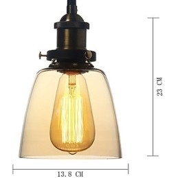 Pendellamper Tradisjonell Klassisk Vintage Retro Landlig Globe