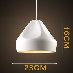 Vintage Retro Mini-Stil Maleri Metall Pendellampe