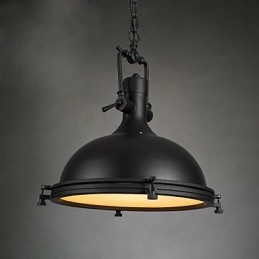 Industriell Enkel Pendellampe Dekorerer Loftsstil Vintage Metalldråpelampe