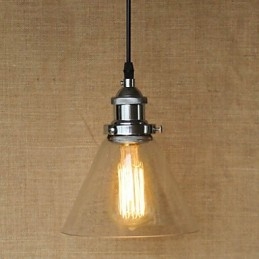 Tradisjonell Klassisk Vintage Retro Landlig Globeformet Pendellampe
