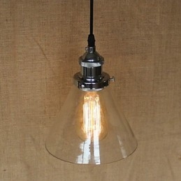 Tradisjonell Klassisk Vintage Retro Landlig Globeformet Pendellampe