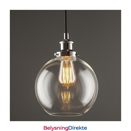 Tradisjonell Klassisk Vintage Retro Landlig Globeformet Pendellampe