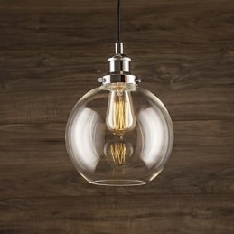 Tradisjonell Klassisk Vintage Retro Landlig Globeformet Pendellampe