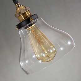 Tradisjonell Klassisk Vintage Retro Landlig Globeformet Pendellampe