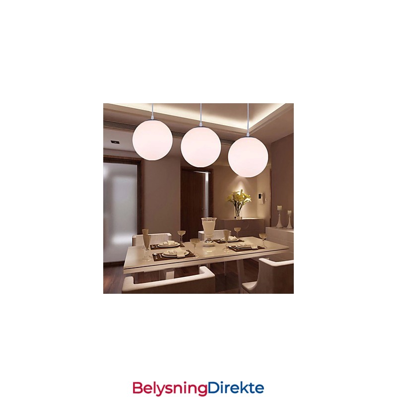 1 Lys Moderne Glass Pendellampe
