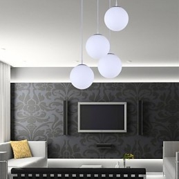 1 Lys Moderne Glass Pendellampe