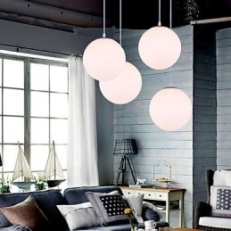 1 Lys Moderne Glass Pendellampe