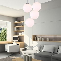 1 Lys Moderne Glass Pendellampe