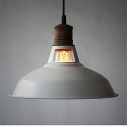 Industriell Vintage Mini Metall Pendellampe 1 Lyspære Flerfarget Valgfritt