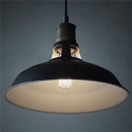 Industriell Vintage Mini Metall Pendellampe 1 Lyspære Flerfarget Valgfritt